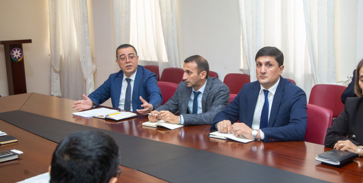 Kənd təsərrüfatına dair statistik məlumatların Dövlət Statistika Komitəsinin elektron informasiya sisteminə daxil edilməsinin təmin olunması məqsədilə görüş keçirilmişdir.